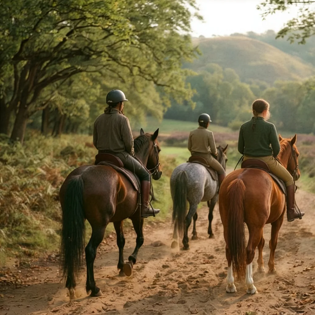 Balade à cheval en Haute-Vienne, autour de Solignac